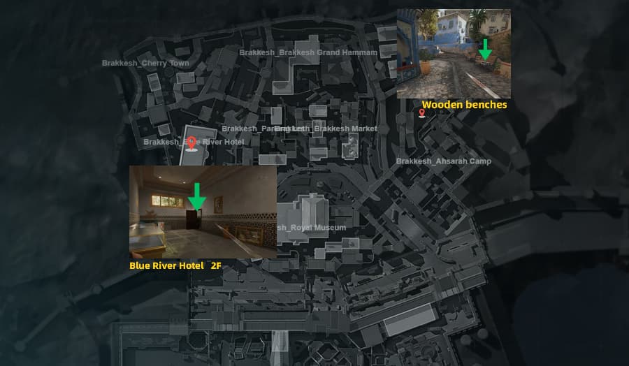 Brakkesh Locations map