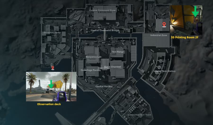 Aerospace Locations map